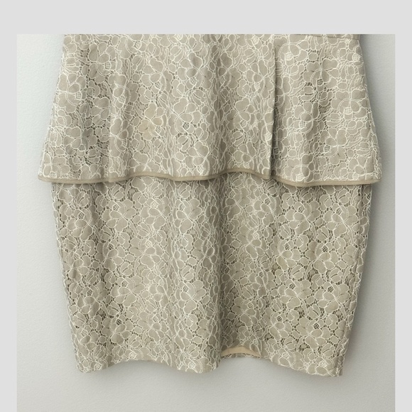 Sachin + Babi Anthropologie Dress Lace Peplum Mini Dress Occasion Sleeveless 12 - Picture 8 of 13